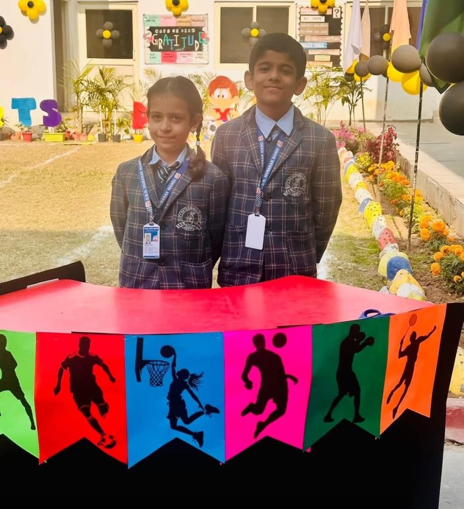 Kindergarten & Primary Sports Day was celebrated on 2nd December 2025 with enthusiastic participation from Nursery-Class 2