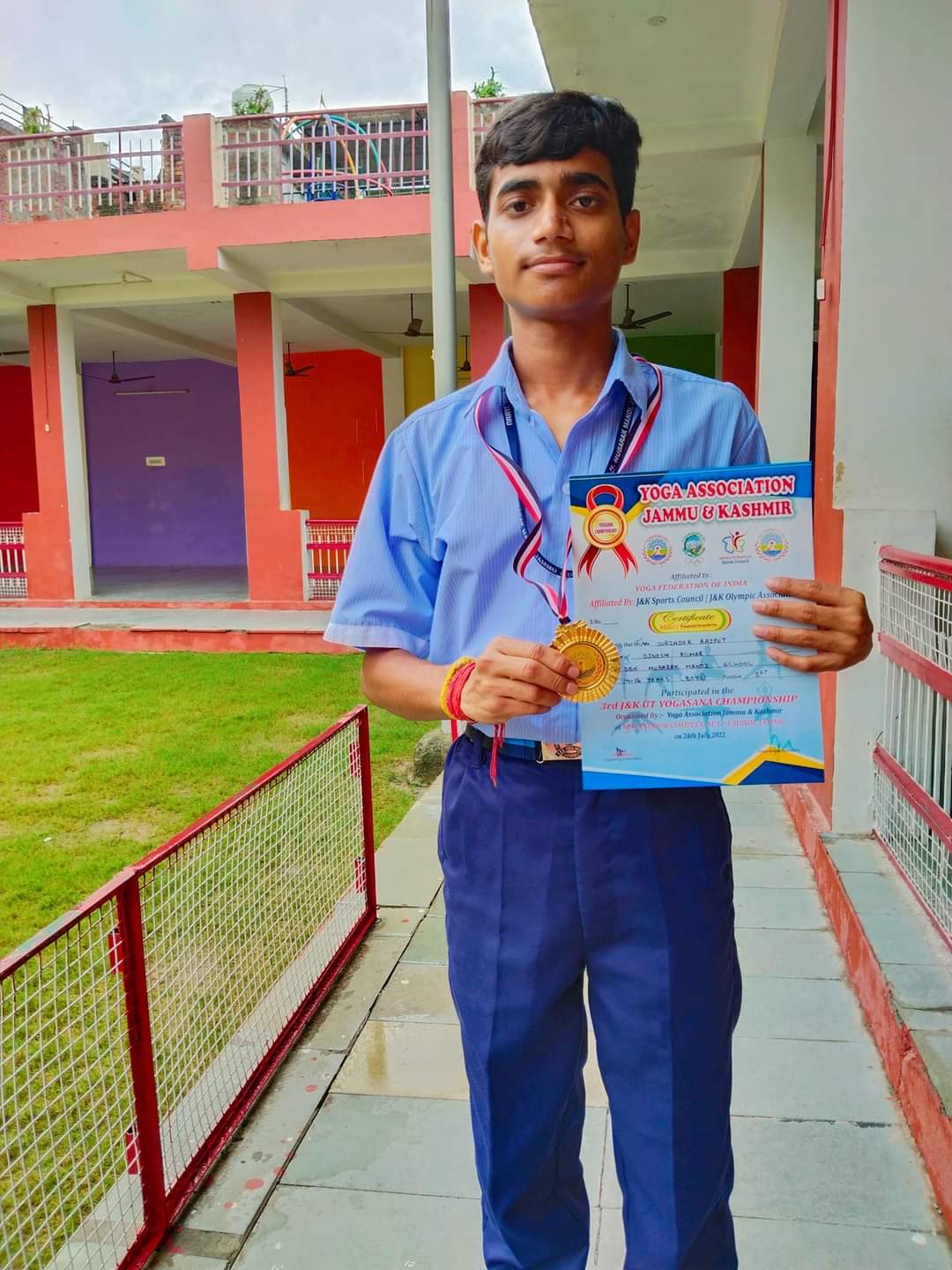 Surinder Rajput got Ist prize