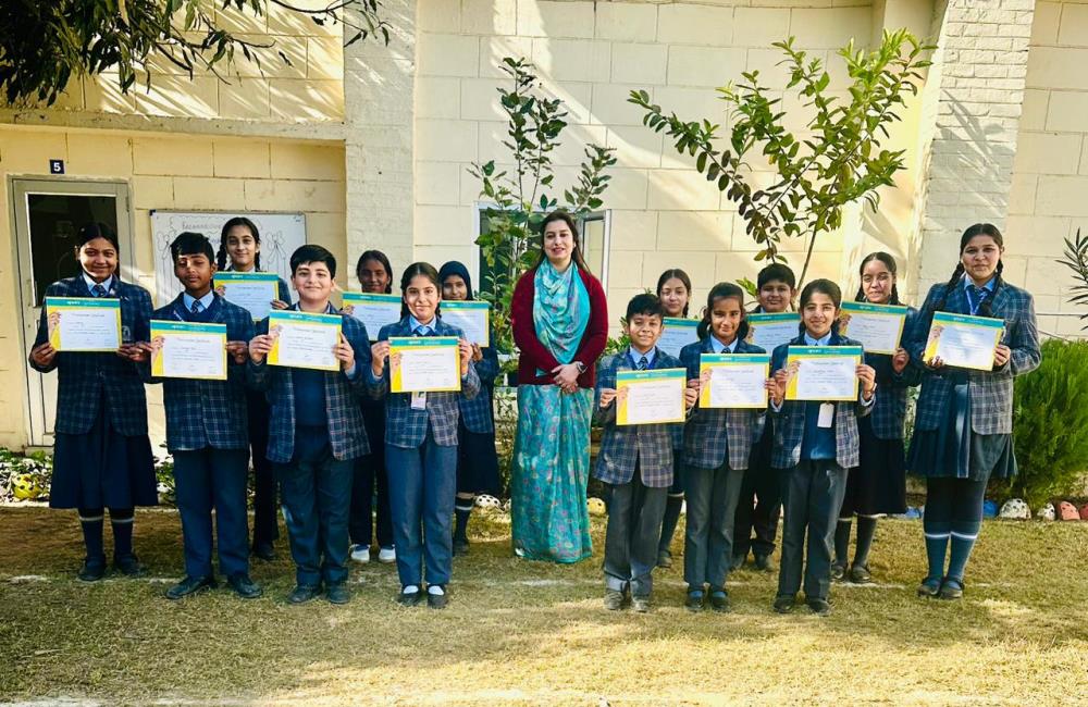 All India Good Handwriting Contest by Apsara was successfully conducted in our school today for students of Classes V to VIII. Students participated with great enthusiasm, showcasing their creativity, discipline, and beautiful handwriting skills.