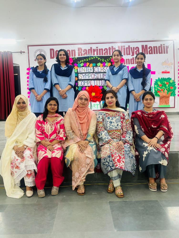 A vibrant Symposium was conducted, encouraging creativity, critical thinking, and confident expression among students.”