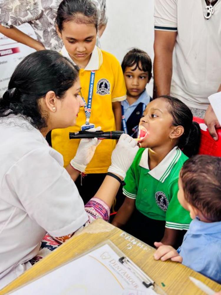 DBN VIDYA MANDIR MUBARAK MANDI in Assosiciation with SIBA, organiszes free Multispeciality Health Camp.