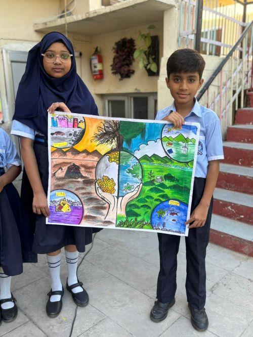 Celebrating Earth Day by inspiring young minds to protect our planet. 🌍