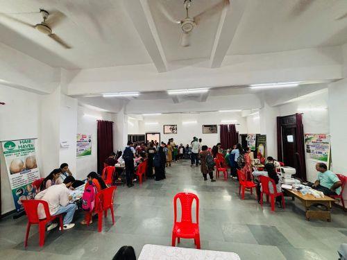 DBN VIDYA MANDIR MUBARAK MANDI in Assosiciation with SIBA, organiszes free Multispeciality Health Camp.